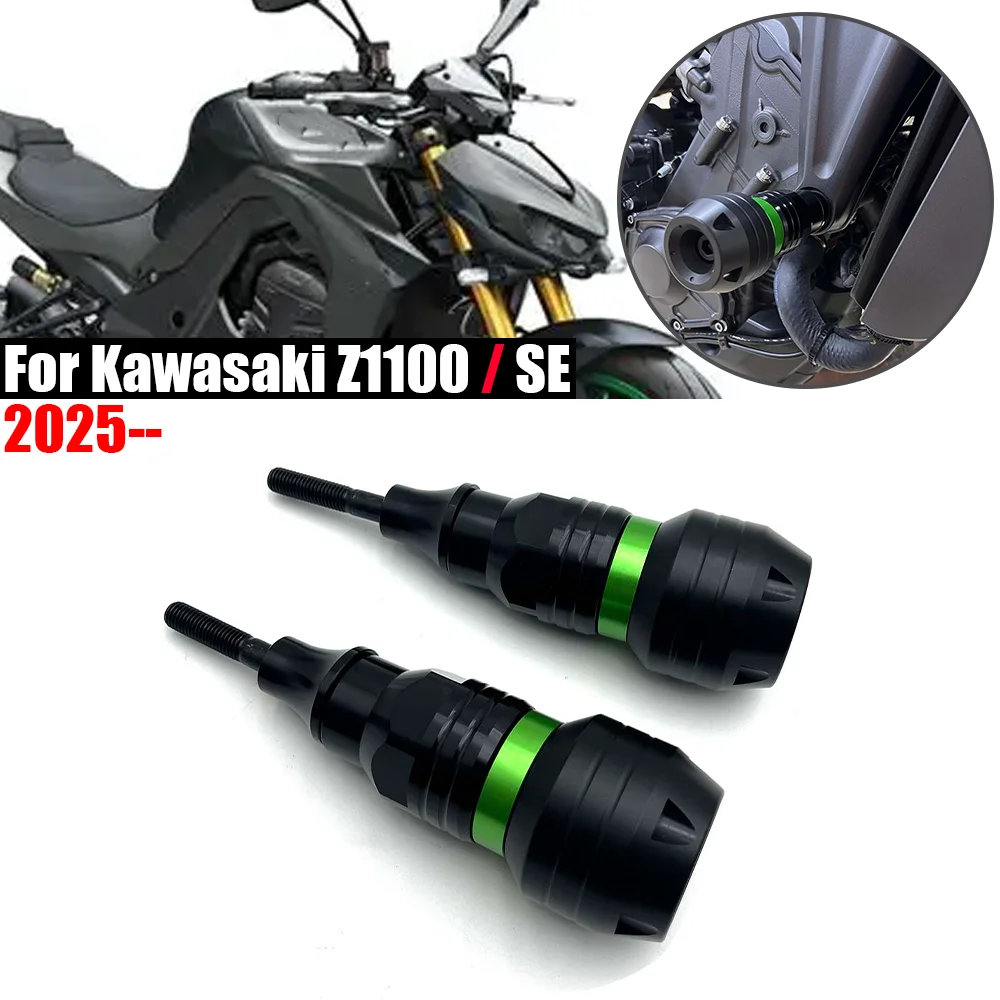 For Kawasaki Z1100 Z1100SE 2025- New Motorcycle Frame Sliders Crash Protector Engine Guard Anti-Crash Fall Protection Pad
