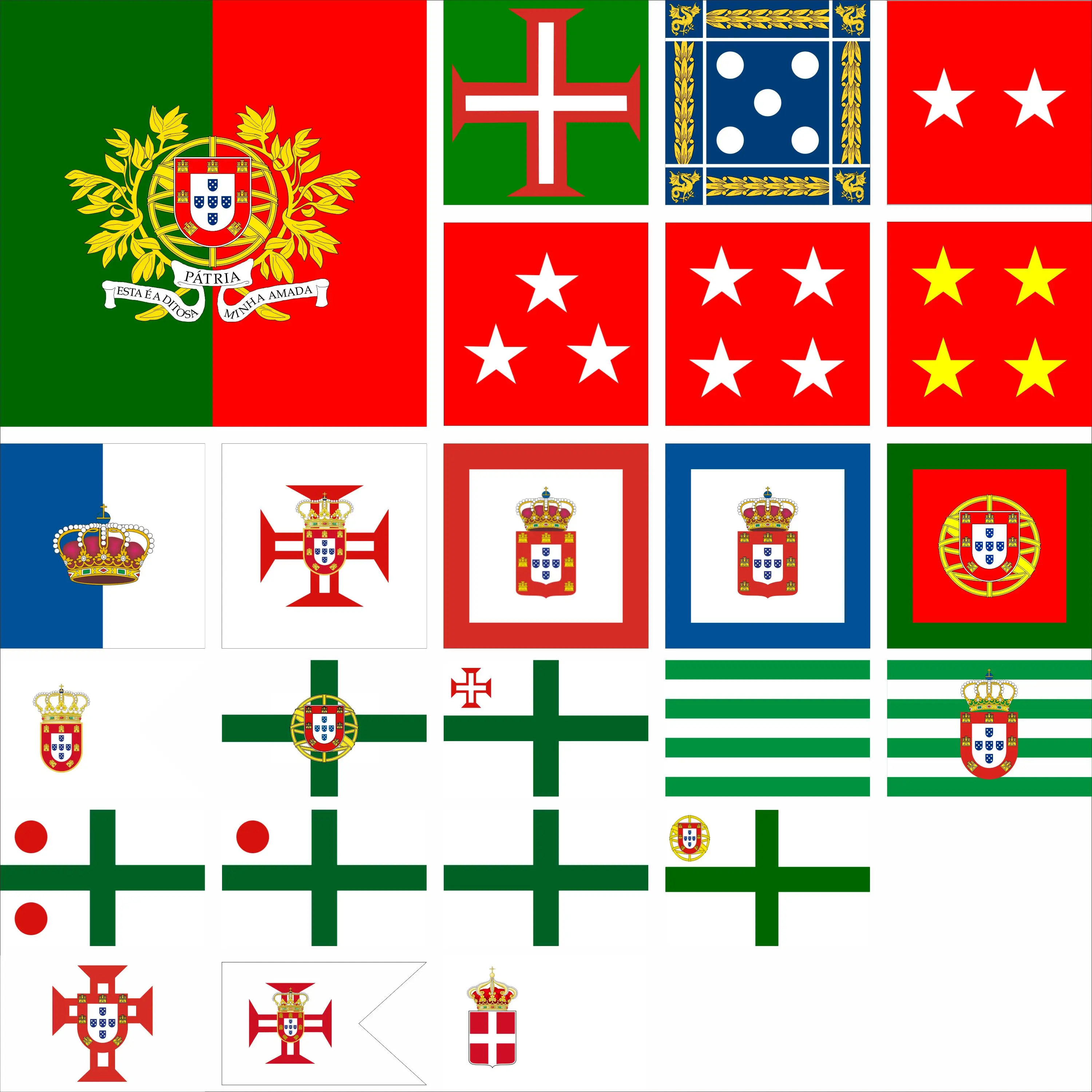 

Portugal Armed Forces flag Naval jack and Portugal sea banner 3x5ft and 4x4ft Double sided printing General officers flags