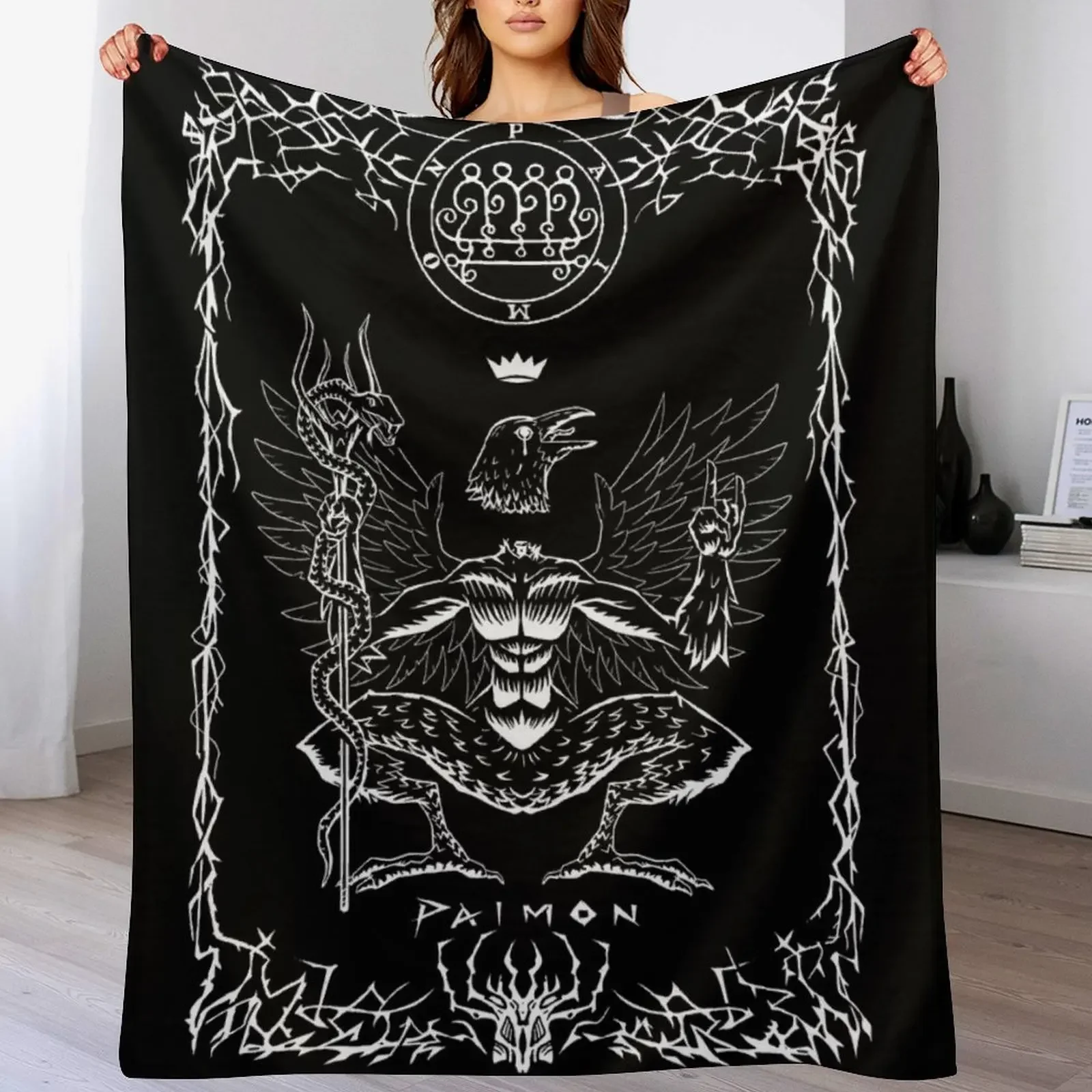 PAIMON Throw Blanket Cozy Microfiber Throw Blanket for Home Bedroom