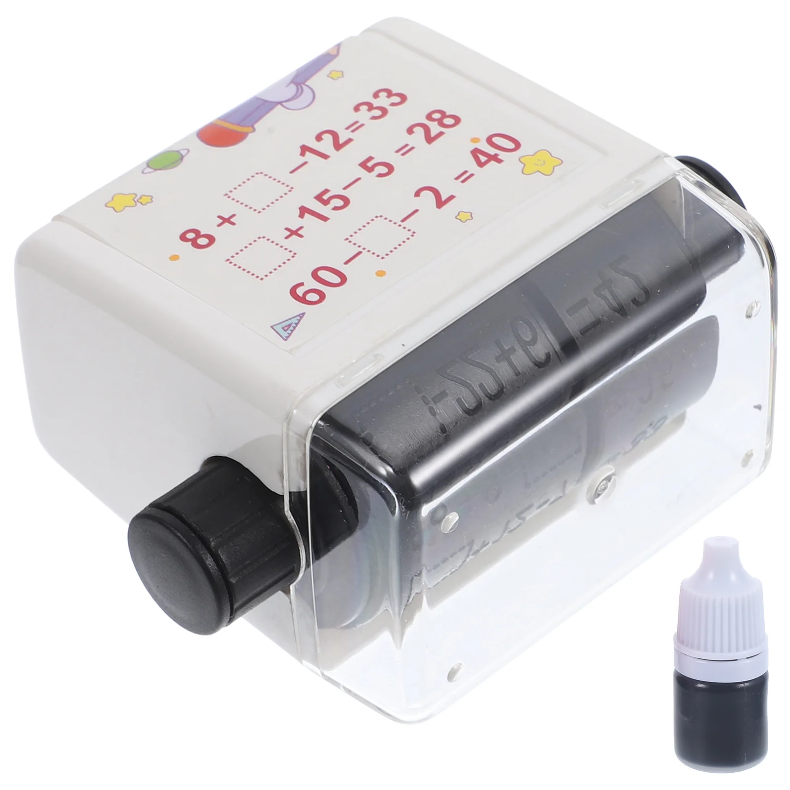 Math Roller Stamp for Kids Addition and Subtraction Teaching Stamps Teacher Accommodation