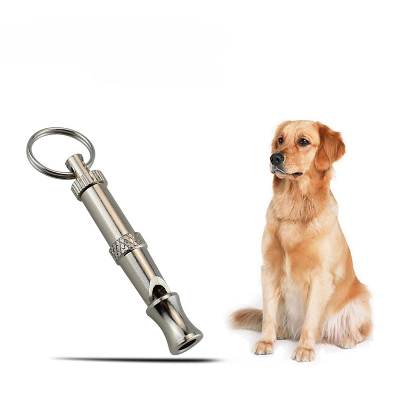 Adjustable Pet Dogs Training Whistle Pets Discipline Supplies Stop Barking Ultrasonic Sound Flute Silent Whistle Control Tools