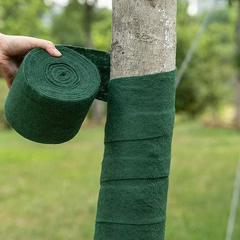 

20mX12cm Tree Protector Wraps Winter-Proof Tree Trunk Shrub Plant Antifreeze Bandage Tape Entangled Cotton Cloth Warm Keeping