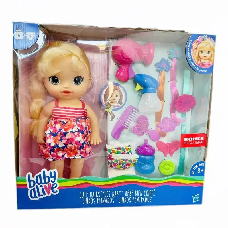 Baby Alive Naughty Baby Simulation Doll Can Drink Water Pee, Girl Play House Toys