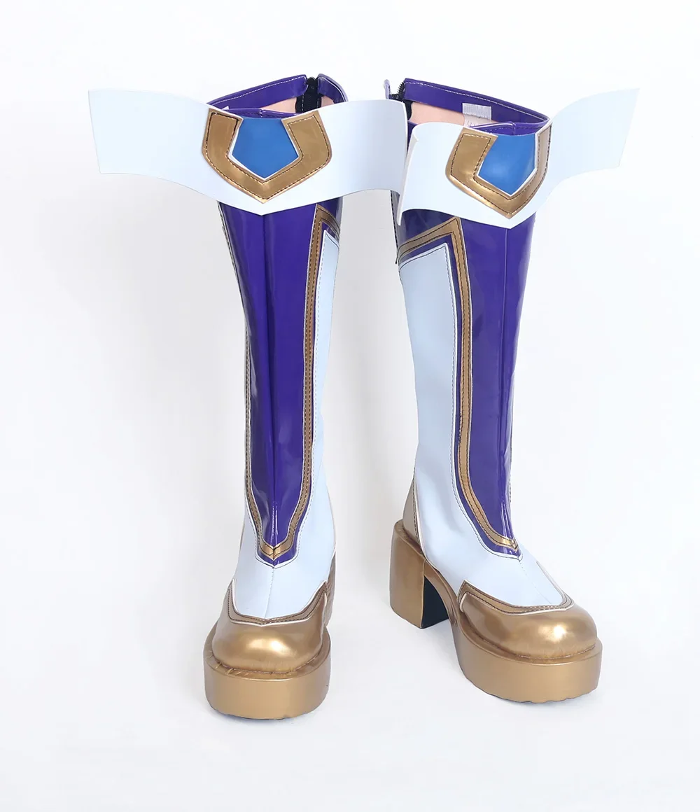 Ezreal Cosplay The Prodigal Explorer Ezreal Cosplay Boots LOL Cosplay Shoes Custom Made Any Size