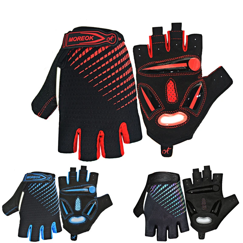 

1Pair Half Finger Cycling Gloves Anti-Slip Anti-sweat Bicycle Motorcycle Glove Anti-shock MTB Road Bike Gloves for Men Women