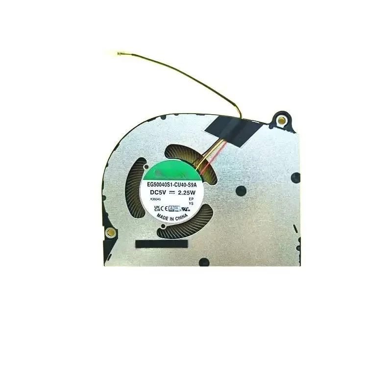 Laptop CPU Cooling Fan EG50040S1-CU40-S9A DC5V 2.25W 4Pin for Acer Swift Edge SFA16-41