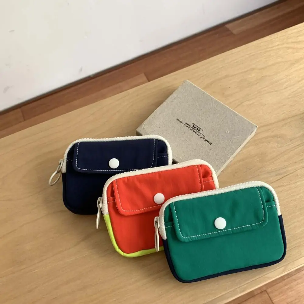 

Large Capacity Solid Coin Purse Jewelry Packing Bag Card Holder Small Makeup Lipstick Bag Korean Style Earphone Bag