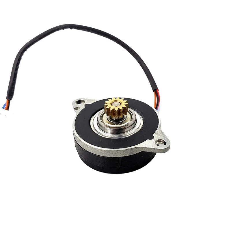 0.9 Degree 36MM Stepper Motor DC 12V 2-Phase 4-Wire Round Thin Stepping Motor 13 Teeth MXL Pulley Wheel DIY 3D Printer CNC Robot