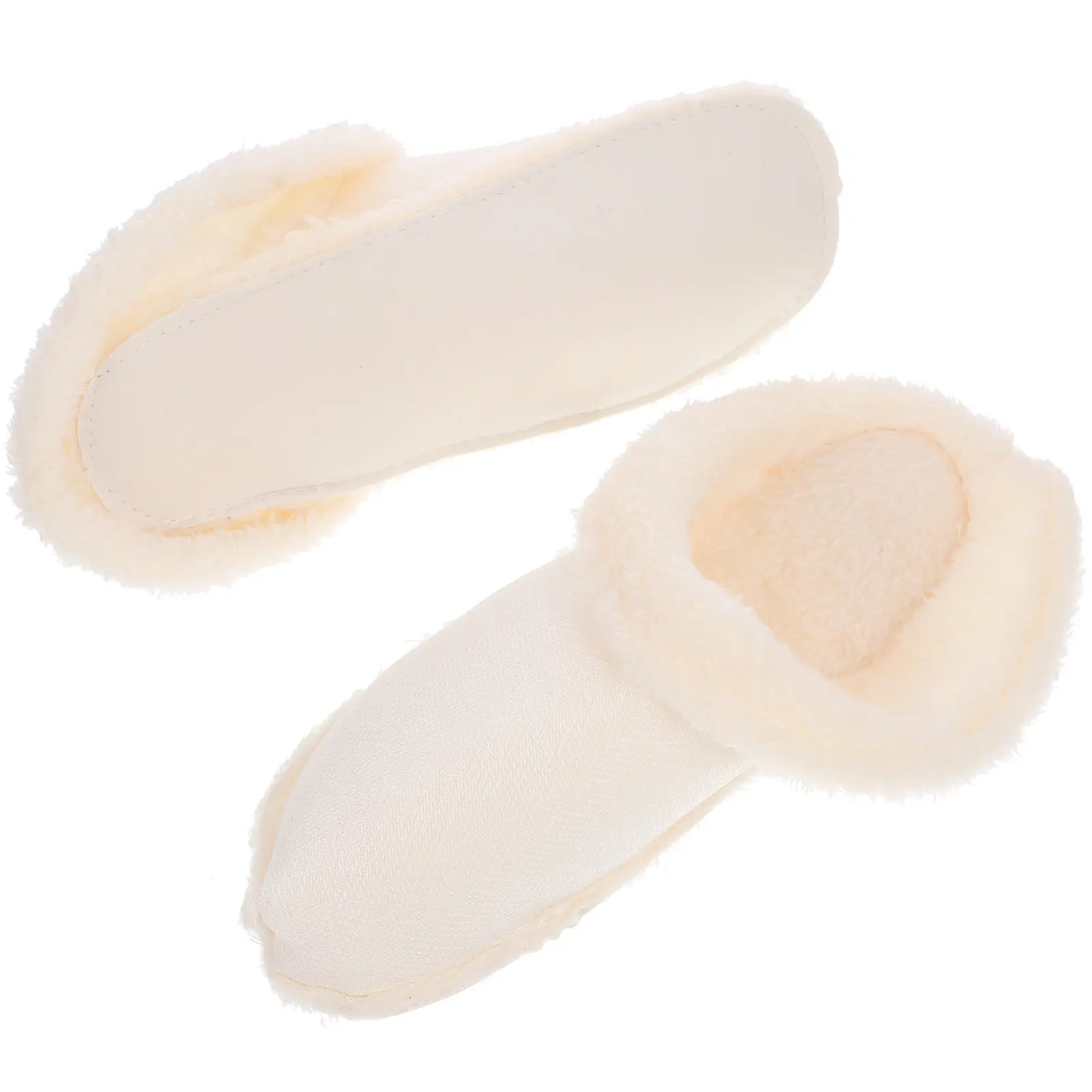 

1 пара комфортных хлопковых съемных термо-вкладышей для сабо, сандалий, тапочек, обуви с отверстиями, для зимы и осени, легко надевать