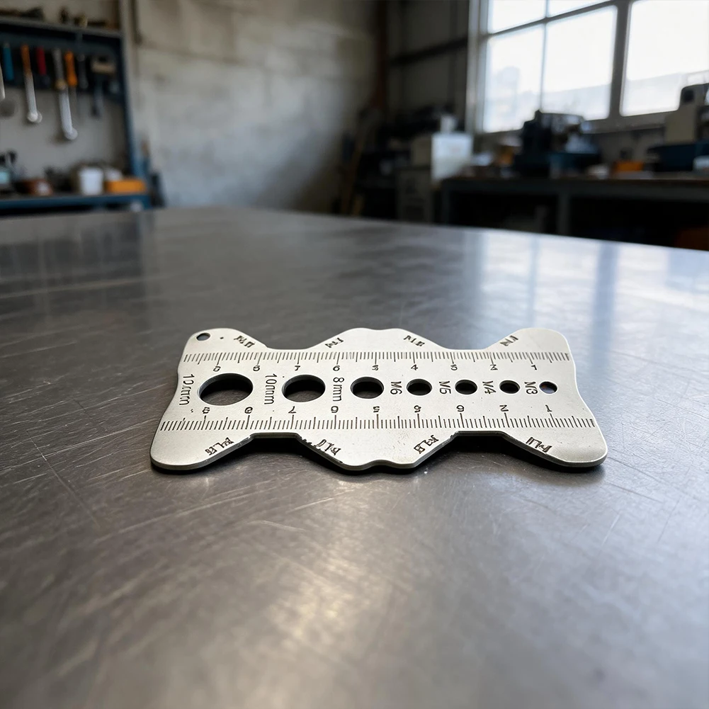 Thread Measurement Caliper Gauge for Metric Nuts Bolts Screws Pitch Diameter Length 5 cm to 10 cm 1.97-3.94 inch