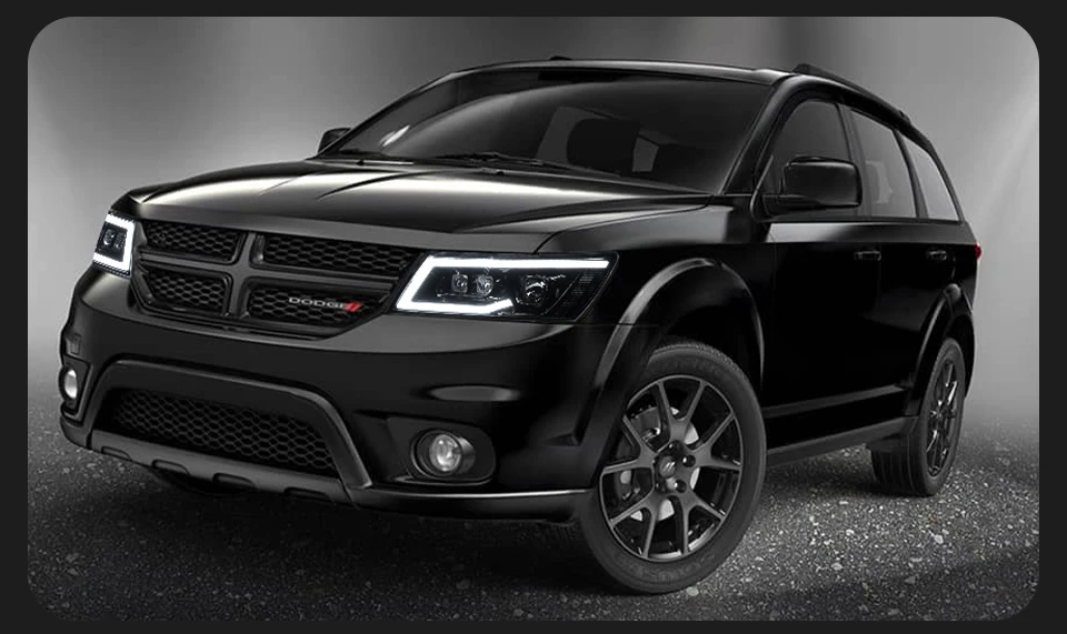 AKD Car Styling for Dodge JCUV Journey 2009-2016 LED Headlight Fiat Freemont LED DRL Hid Angel Eye Bi Xenon Beam Accessories
