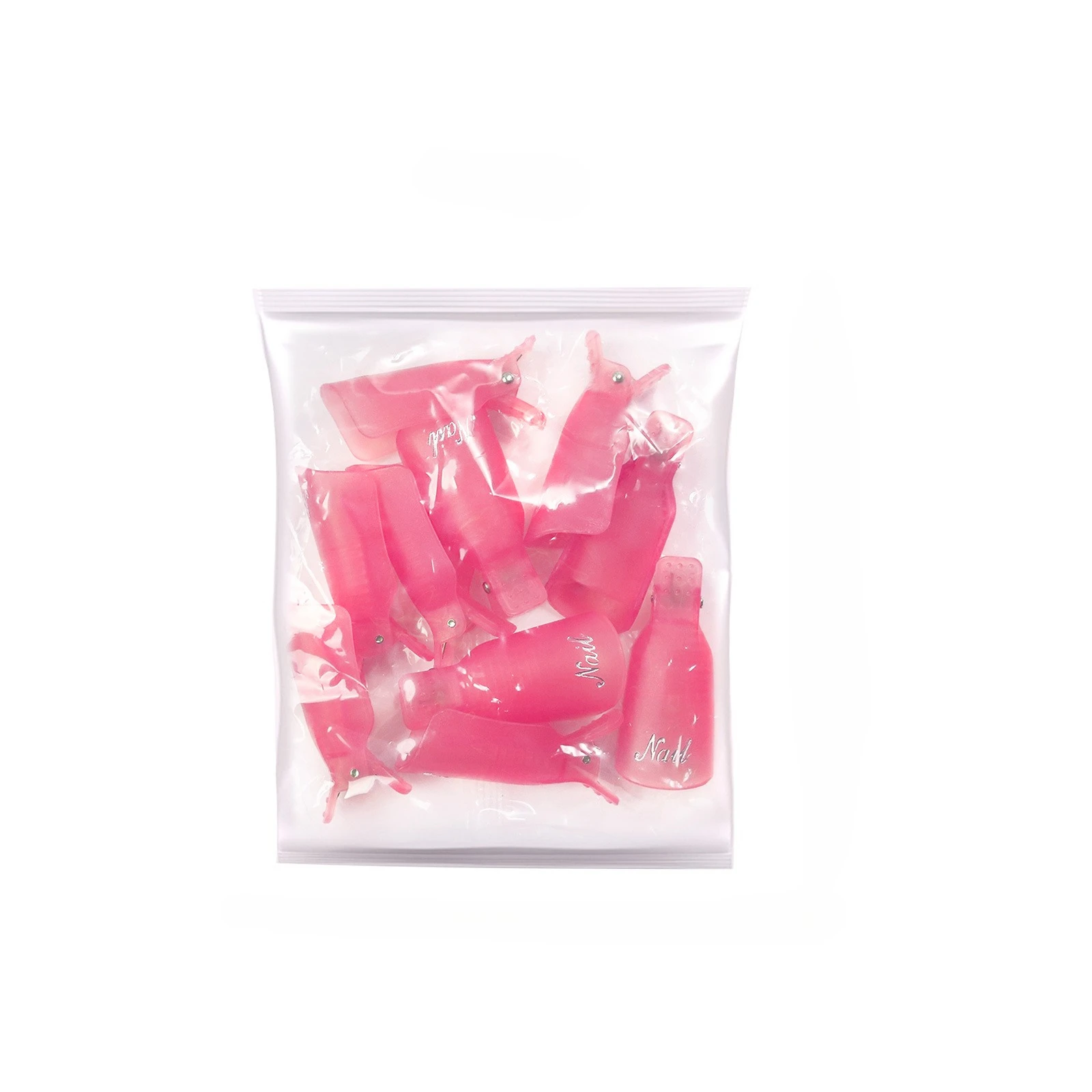 10 Pcs Nail Polish Remover Clips - Silicone Soak Off Caps for Gel Acrylic, Leak-Proof Reusable Manicure Tools, Home Nail Care... view 6