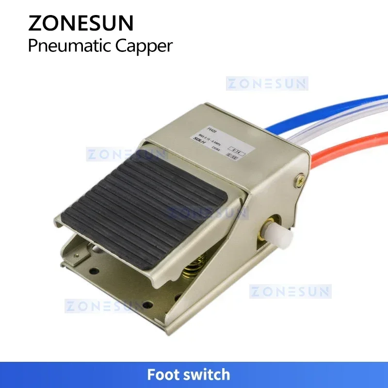 Zonesun ZS-PDCM100 Machine de pressage de couvercle de seau pneumatique Machine de cachetage de seau