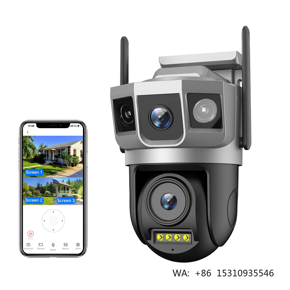 New Technology 4MP Night Vision Smart Wireless Security PTZ Network IP Camera Two Way Audio Indoor Outdoor