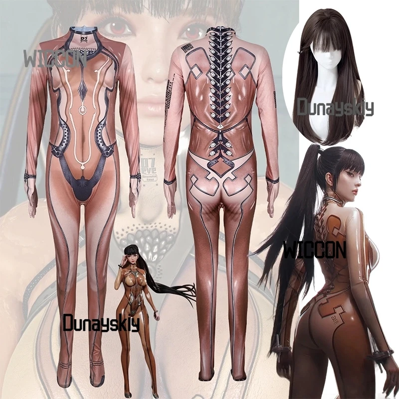 

Anime Eve cosplay Stelllaar Blaade cosplay costume performance costume sexy Jirai Kei kawaii high quality tight jumpsuit cos