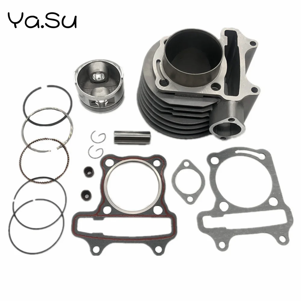 57.4mm Motorcycle Cylinder Piston Ring Gasket Kit For GY6 150CC Motorcycle Engine Accessories