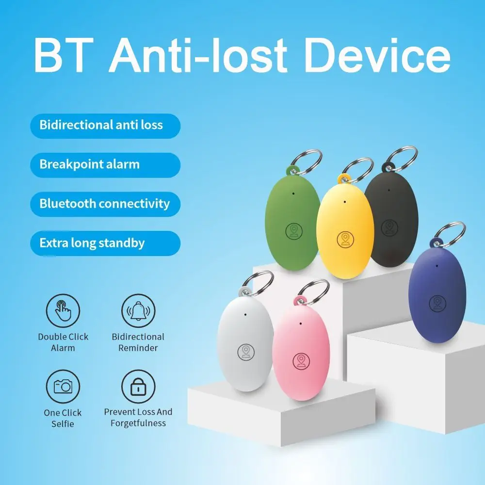 New Portable Mini Anti-Lost Tracker Two Way Alarm Selfie Anti-Lost Device Smart Tag Tracker