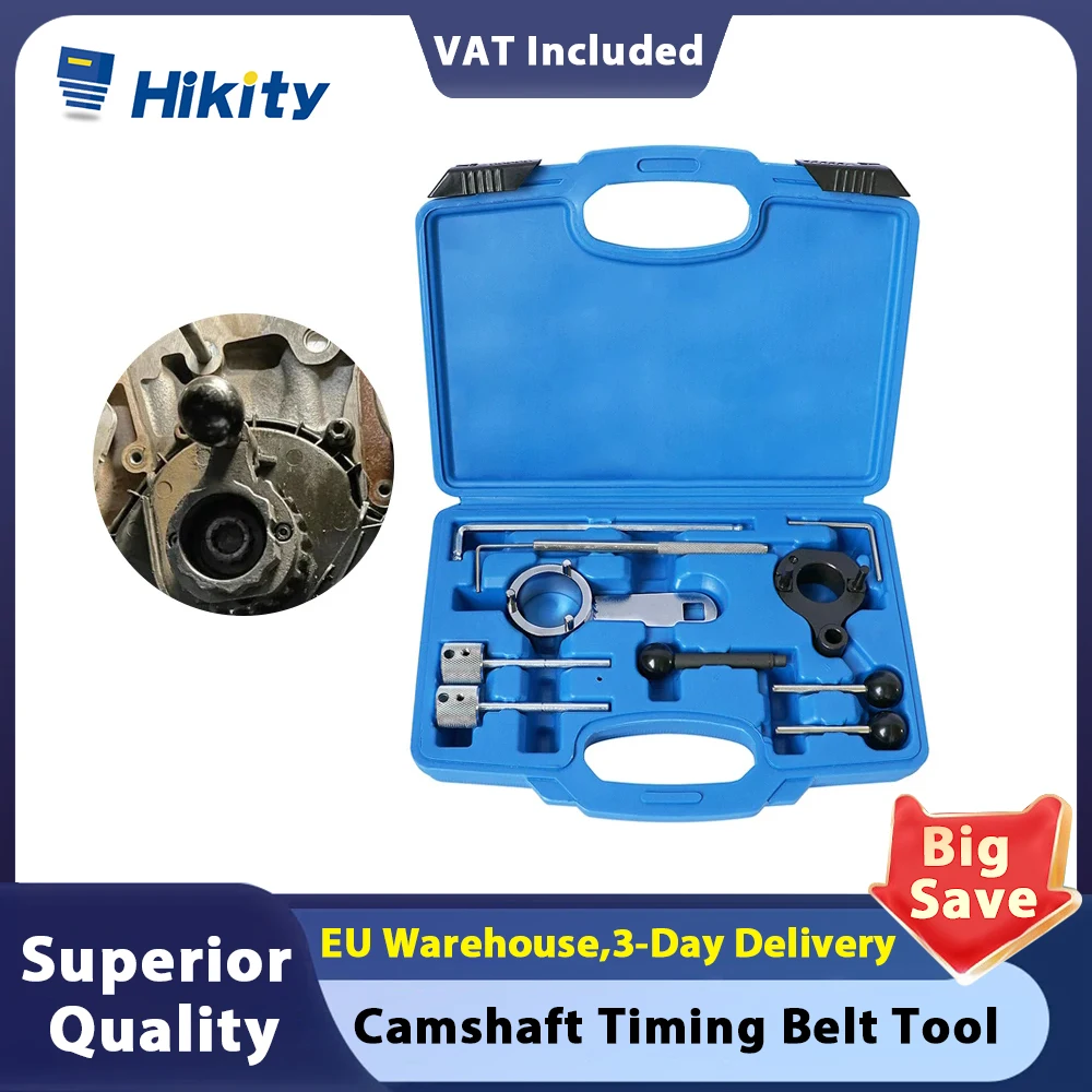 Hikity Engine Camshaft Timing Belt Tools for VW for Audi for SEAT for Skoda 1.6 2.0 TDI Common Rail Diesel Engine