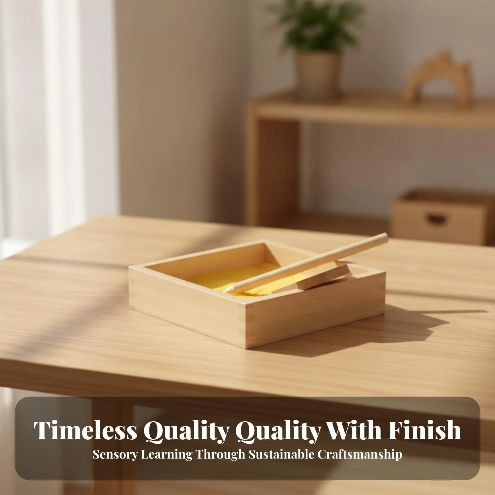 Hands-on Sand Tracing Box for Kids Preschool Writing Tool Educational Learning Toy with Carry Handle Design