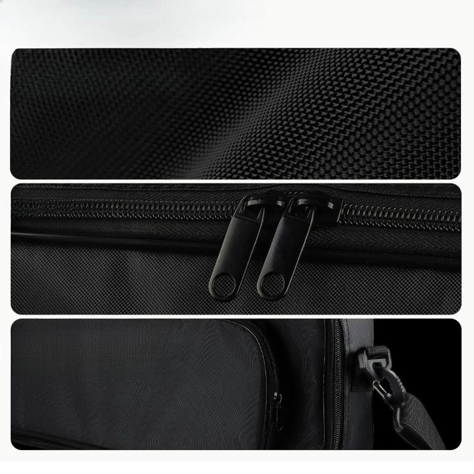 Guitar Pedalboard Travel Bag Sturdy Oxford Cloth Holder with Strap for Studio and Performance