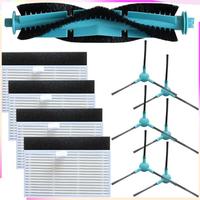 B26B Replacement Parts Kit For Ultenic T10 Lite Robot Vacuum Cleaner–Includes Main Brush Side Brush HEPA Filters