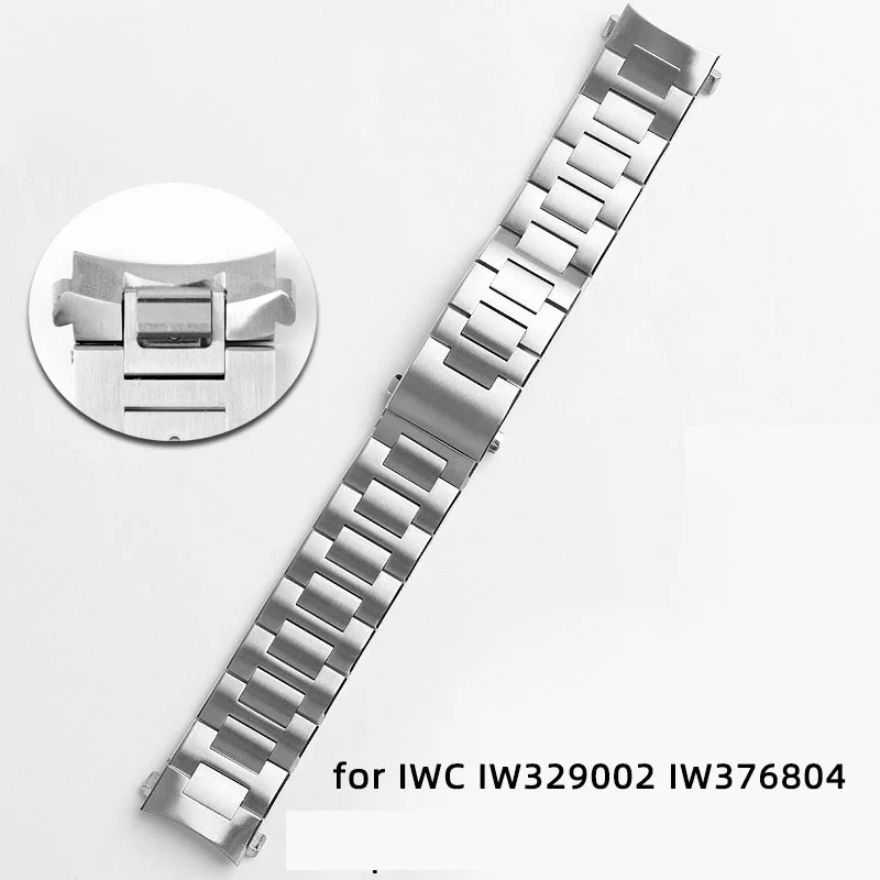 

Solid Stainless Steel Watchband 22mm For IWC Aquatimer Family IW329002 IW376804 IW376708 Men's strap wristband watch Accessories