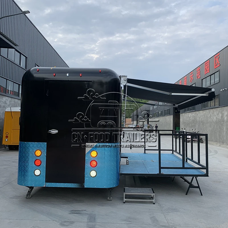 

Прицеп-фудтрак CN на заказ: роскошный мобильный прицеп-сцена, бар, диджейский пульт, мобильная сцена для мероприятий и выступлений