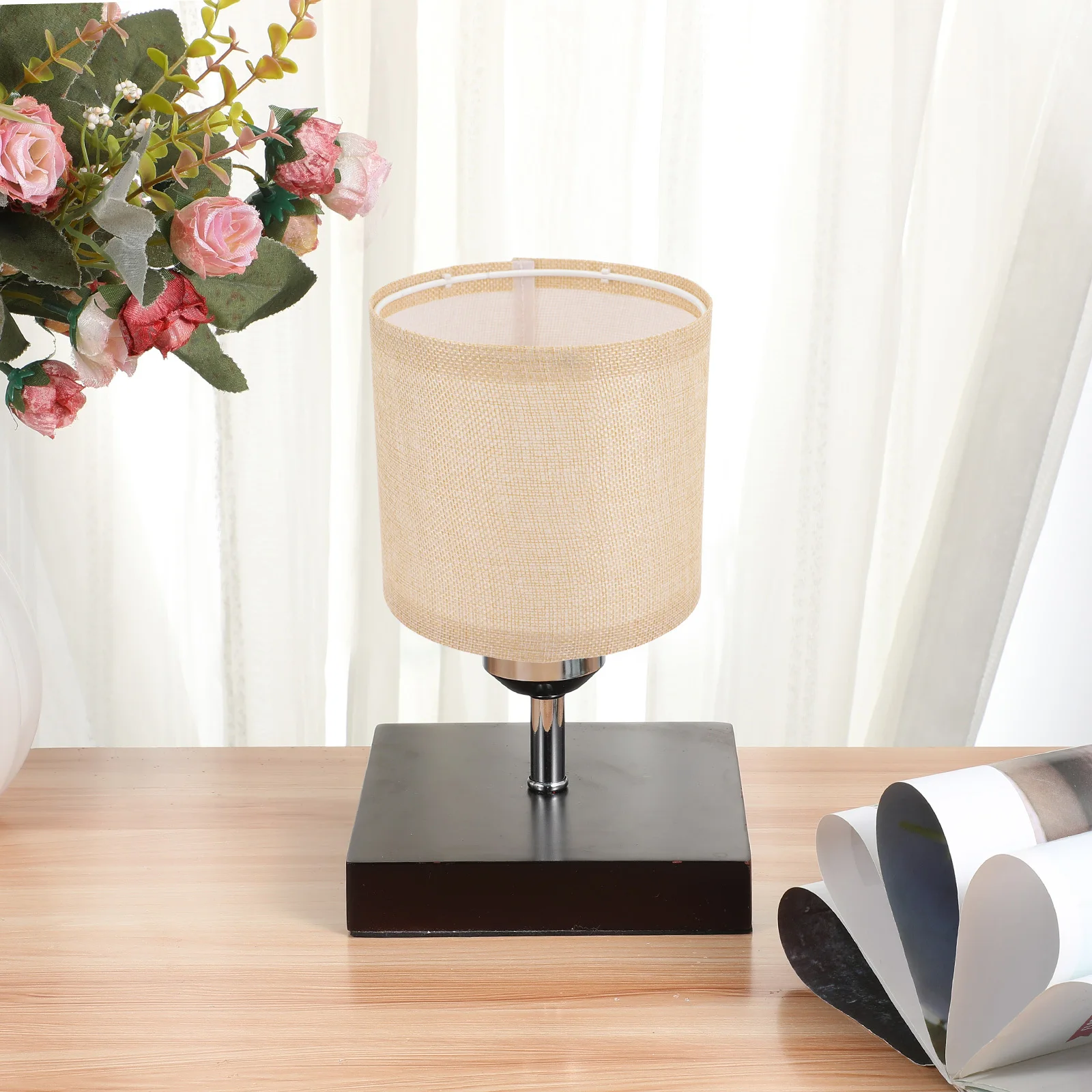 

1Pcs Cloth Table Lamp Shade Protective Cover Soft Light Effect Bedside Floor Floor Lampshade Replacement Accessory