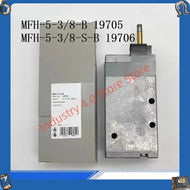 

Электромагнитный клапан MFH - 5-3/8 - S - B 19705 19706, клапан Tiger, трехпозиционный двухходовой пятилинейный