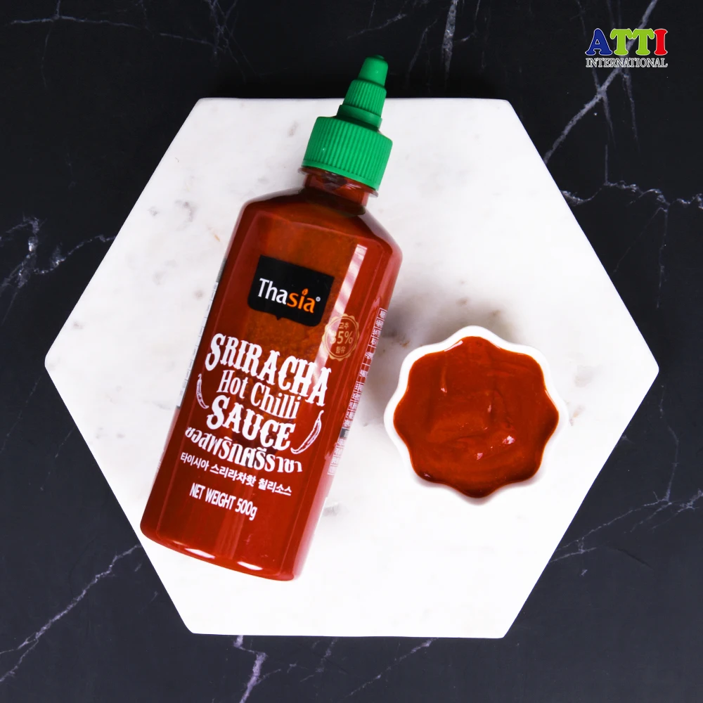 Tasia-Salsa chilli Sriracha, 0 calorías, 500g