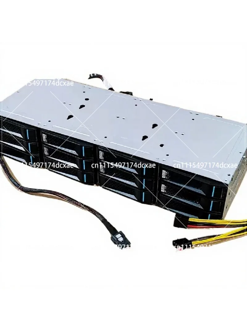 12 Bay 3.5-Inch 6Gb Hard Drive Cage, 12Gb Storage NAS Black Hot Swappable SAS Chassis