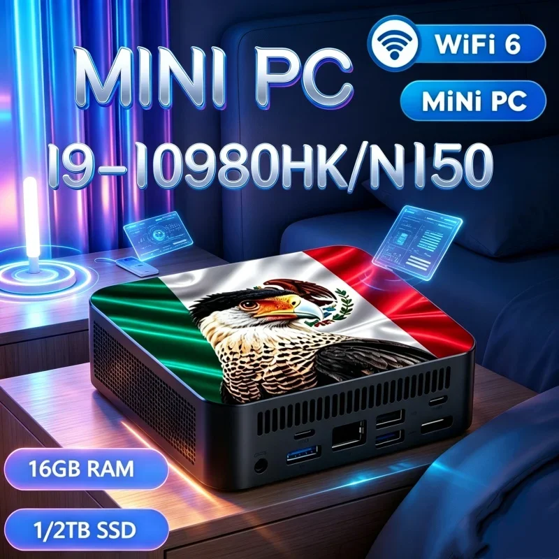 インテル-i9-10980hk-n150-windows-11-mxパターン-ミニpc-16gb-ram-1tb-2tb-ssd-wifi6-bt52-4k-hd-マルチタスク-ゲーミング-オフィス