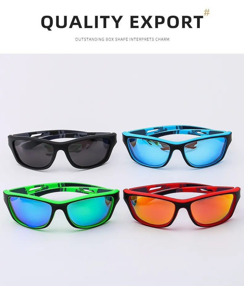 For 2026 New Polarized Sports Sunglasses Windproof UV Protection Cycling Driving Running Shades Unisex Wholesale Eyewear