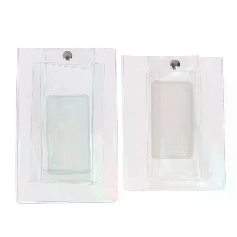 

1Pcs Transparent Plastic PVC Jewelry Snap Packaging Bags Necklace Bracelet Dustproof Oxidation Watch Gift Storage Pouch