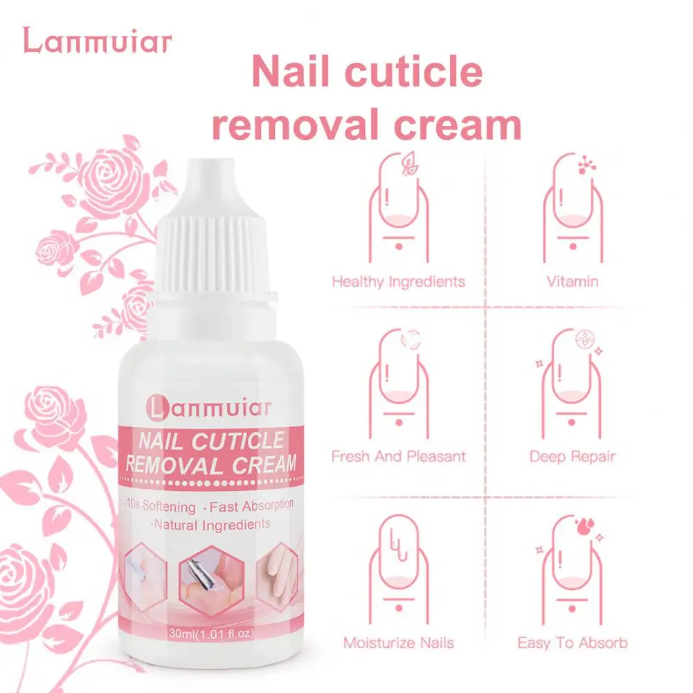 Nagelriemverwijderingscrème Professionele Nagelriemverzachtende Crème Voor Gezondere Nagels Zachte Effectieve Nagelverzorgingsoplossing Manicure-Tool