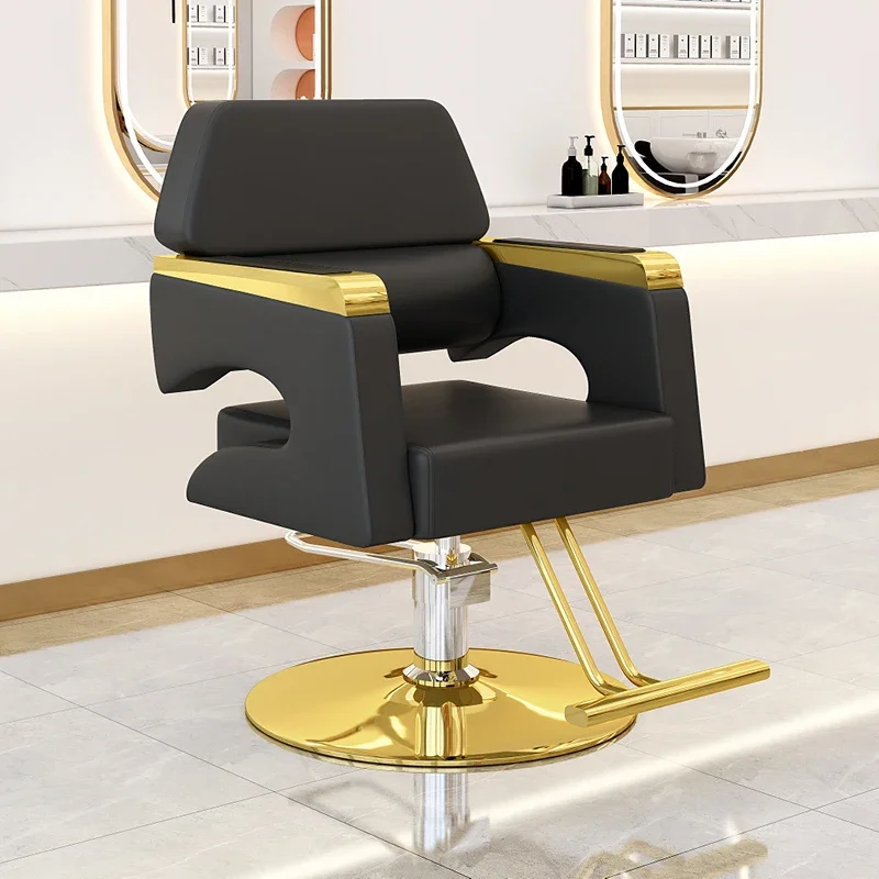 

Luxury Makeup Barber Chair Swivel Beauty Barbershop Professional Salon Chair Hairdressing Cadeira Ergonomica Salon Furniture