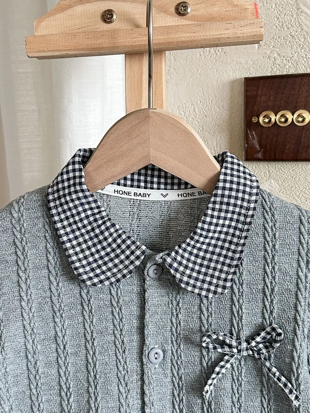 Mädchen Reines Herbst-Spitzen-Zweiteiler-Set, Kinder-Sweatshirt mit Kragen, Strickoberteil, Baby-Soft-Stretch-Langarmshirt, Kinder-Freizeitkleidung – Detail 10