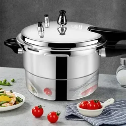 Pressure Cooker Pot Aluminum High Steaming Instant Canner Induction Top Gas Steamer Ideal for Tall Cook Stewing and