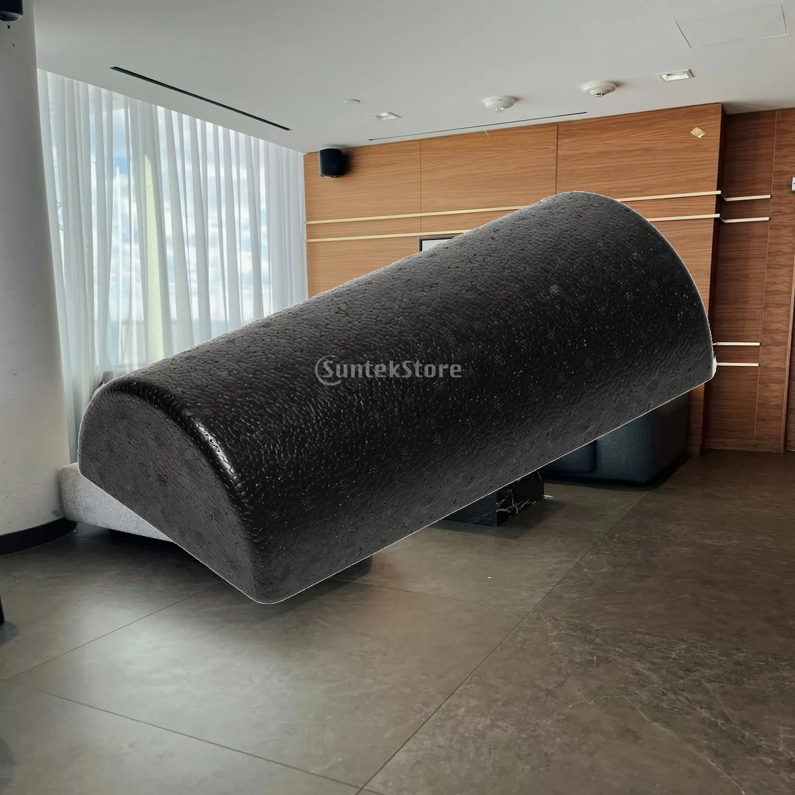 Textured Surface Foam Balance Roller for Posture Alignment Core Workouts Back Relief Yoga Pilates Gym Fitness