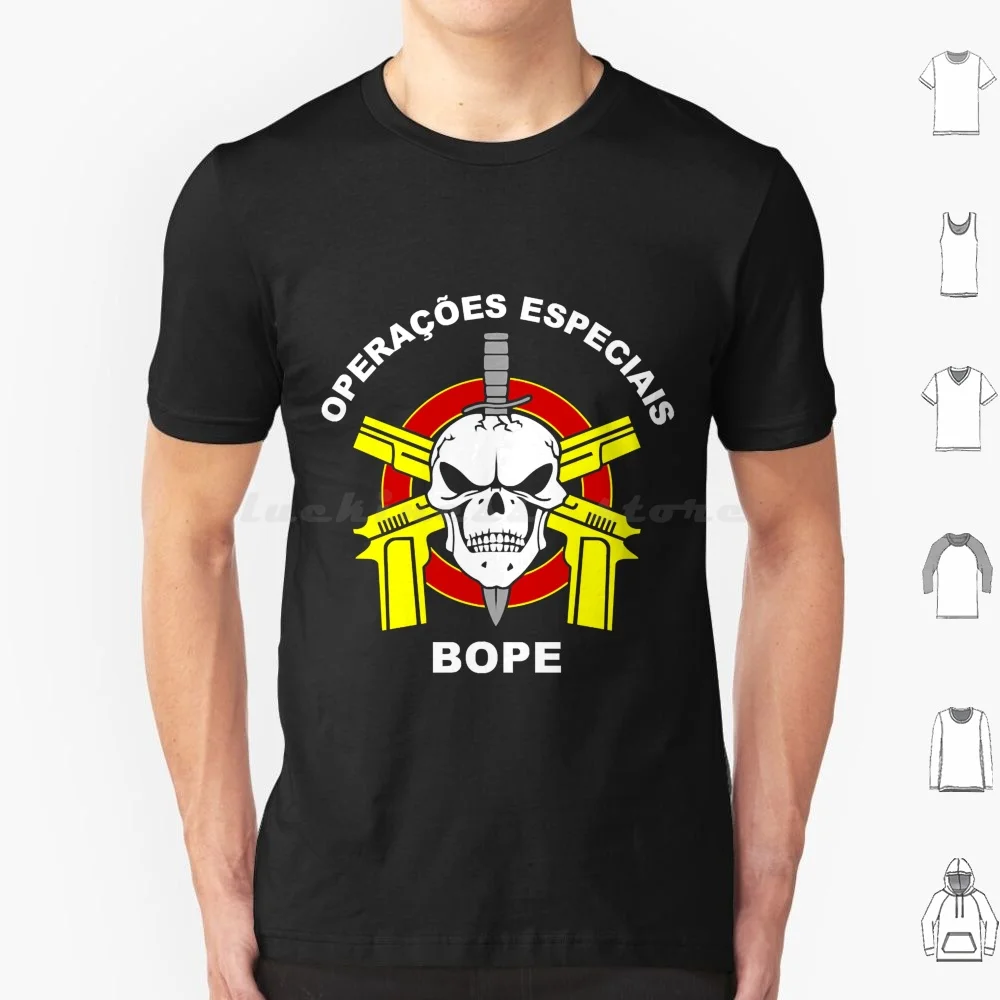 Mod.21 Bope Batallon Ops T Shirt Cotton Men Women DIY Print Brazil Ops Special Operations Police