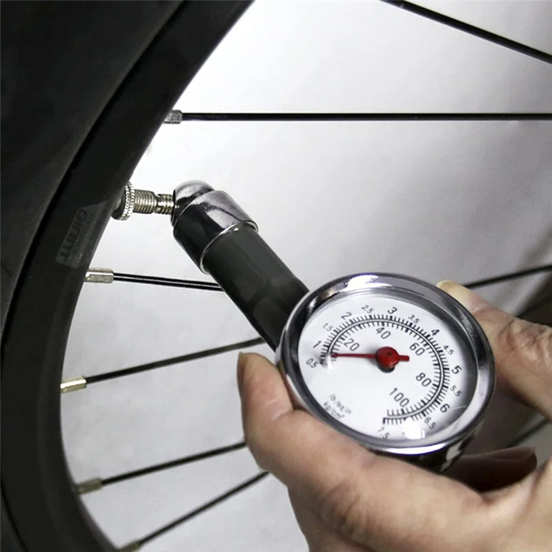 

A42M-Car Bike Motorcycle Air Pressure Tester 0-100Psi Tire Pressure Monitor Air Pressure Tester