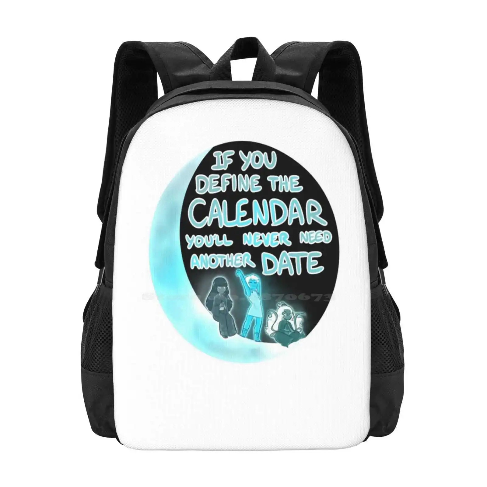 Lunar Goddesses Bag Backpack For Men Women Girls Teenage Artemis Kaguya Change Overly Sarcastic Productions