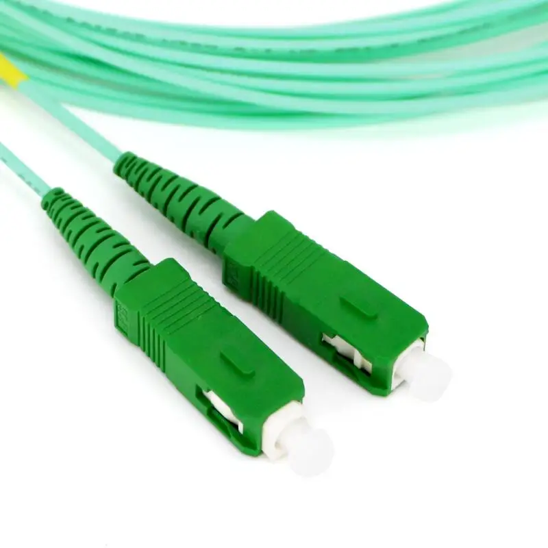 Aqua Franch-fibra óptica Original, 100 piezas, G657A2, 3,5 metros, SC/APC-SC/APC, Simplex, 1,6mm, modo único