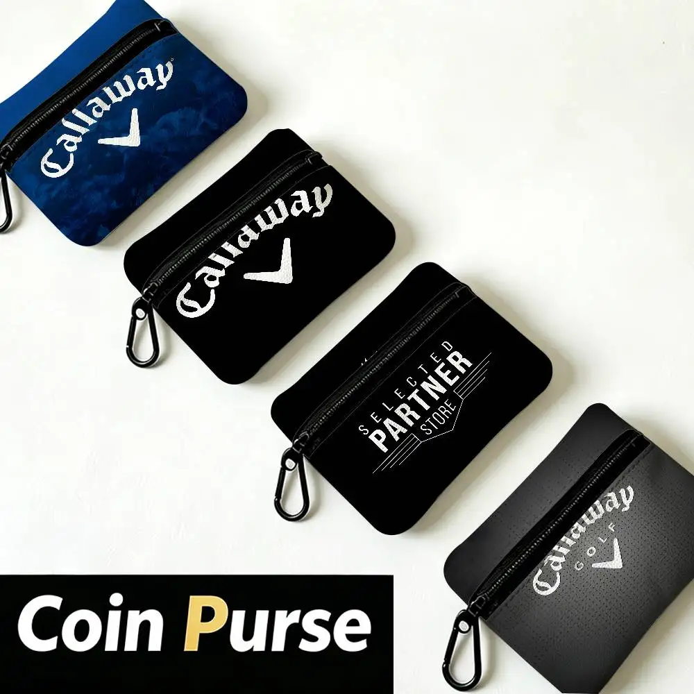 Golf C-Callaway Waterproof Oxford Cloth Zipper Wallet Portable Hanging Small Coin Purse For Travel
