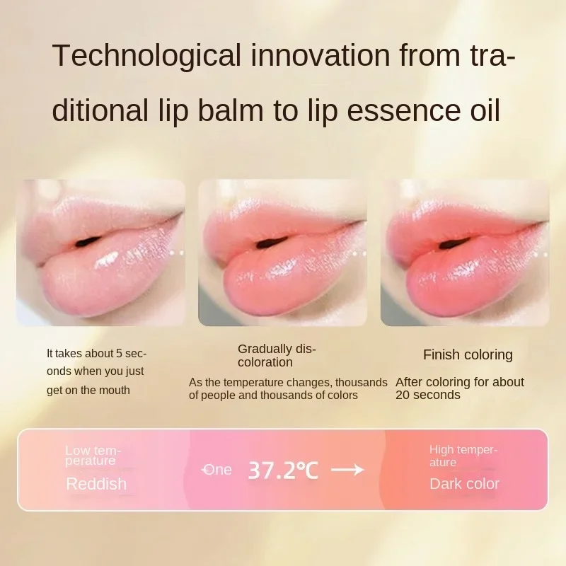 Kleine Boom Schoonheid Vervagen Lijnen Verkleuring Lip Essence Olie Vervagen Lip Lijnen Hydraterende Lipverzorging Niet Plakkerig Cup Warme Lippenstift