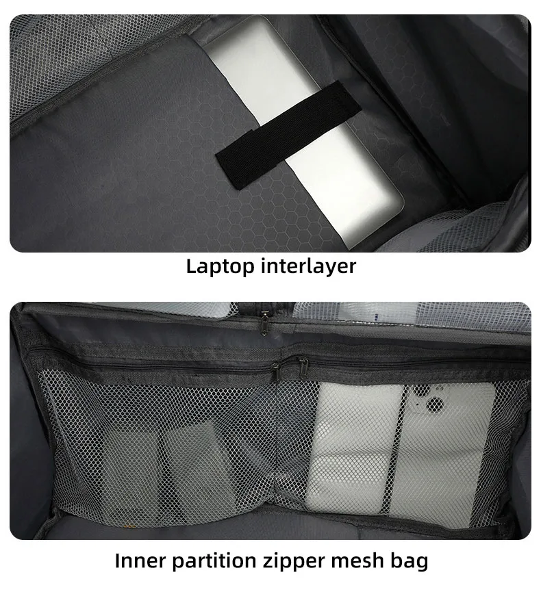 UAV-Drohnen-Kletterrucksack Großer Fotografie-Kamera-Sport-Outdoor-Rucksack Trocken-Nass-Trennung Tragbarer Business-Laptop-Gepäckrucksack – Detail 9