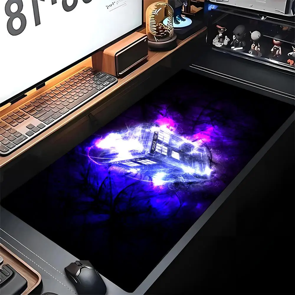 

DOCTOR WHO Mouse Pad Gaming Locking Edge Big Computer Gamer Large Rubber Art Mousepad Gamer Laptop Desk Mat