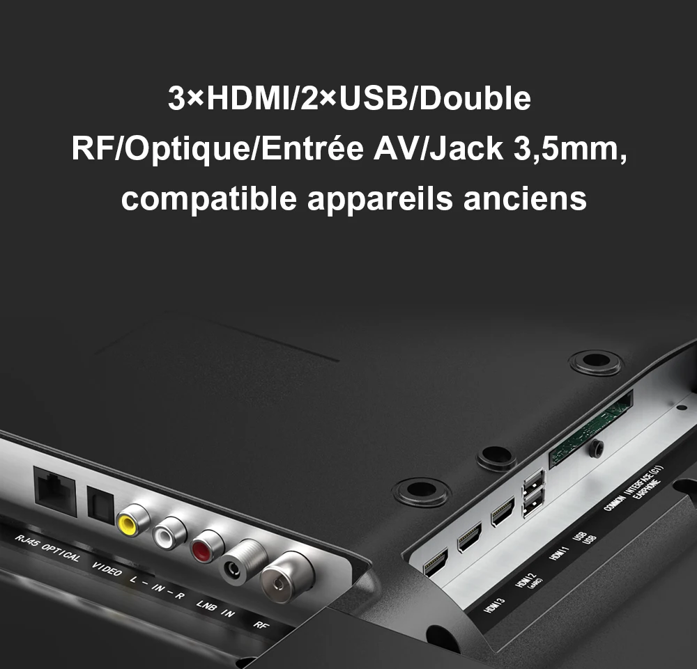 TV HKC 42 Pouces FHD Smart — VIDAA · Dolby Audio · HDR10 S10aa8da805134ccdb3f978795208d0576