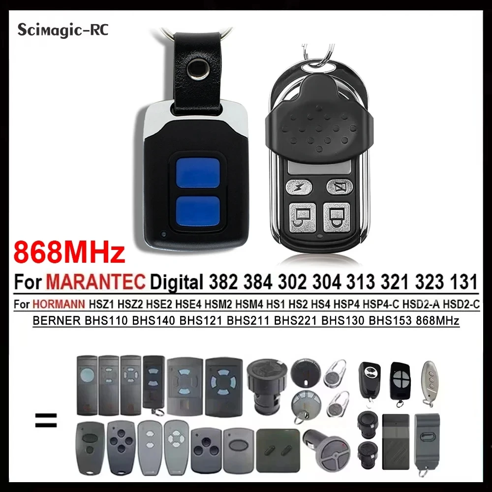 Berner 868 Mhz Duplicator Garage Door Remote Control Opener Clone BHS211 BHS221 BHS110 BHS121 BHS130 BHS140 BHS153 868mhz