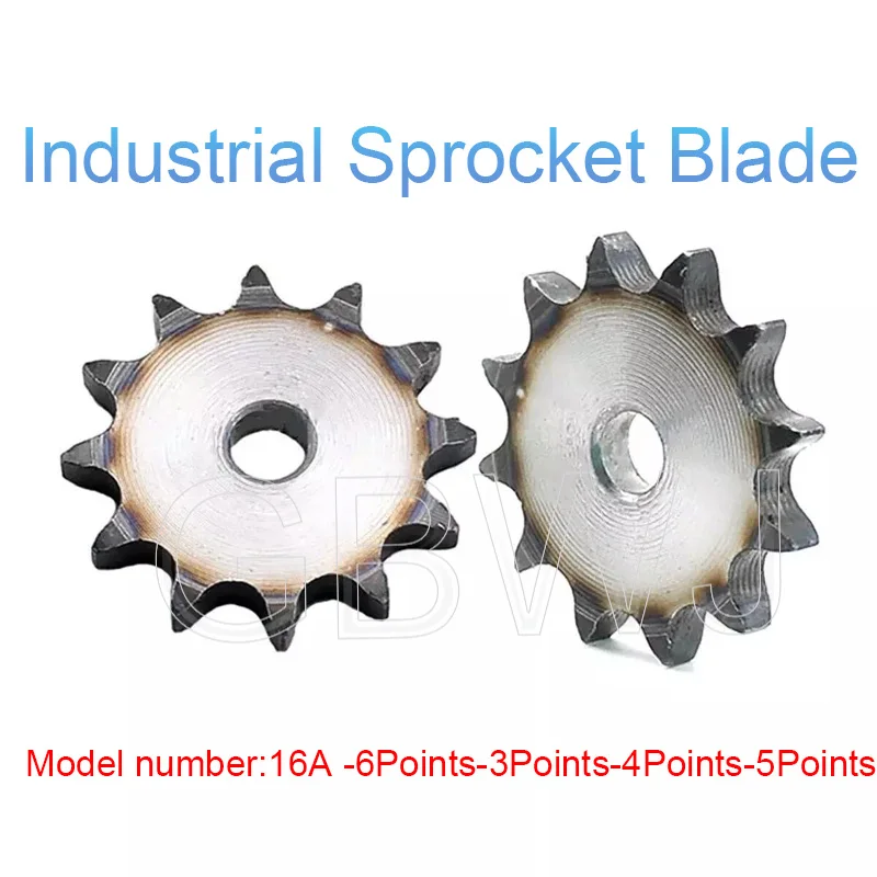 

1Pc 10-40 Tooth Process Hole 16A Chain Drive Flat Sprocket Roller Chain Gear Pitch12.7mm Carbon Steel Industrial Sprocket Wheel